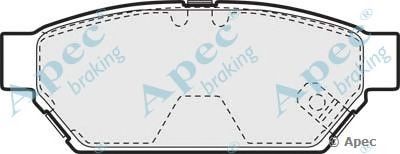 APEC BRAKING pad894 -  Комплект тормозных колодок, дисковый тормоз